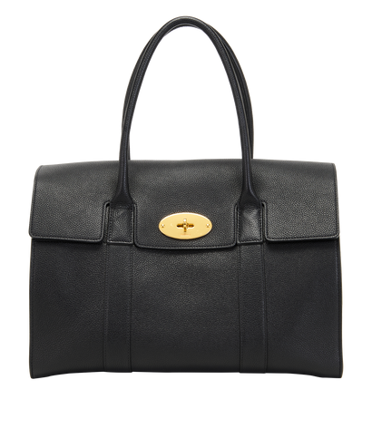 Bayswater, &pound;650, Handbags, Black, Leather, Front view